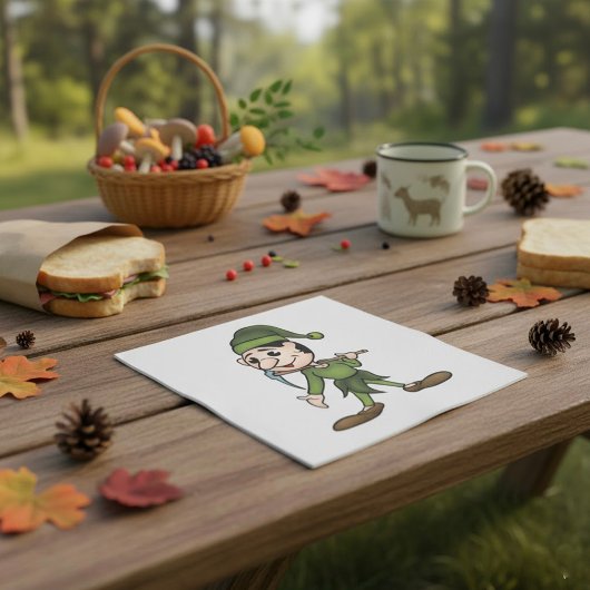 Green Dwarf Napkins Servet