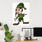 Green Dwarf Poster (Thuiskantoor)