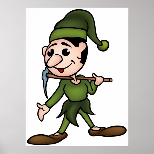 Green Dwarf Poster (Voorkant)