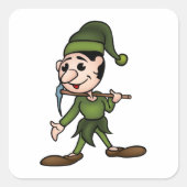 Green Dwarf Square Sticker (Voorkant)