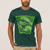 Green Eagle Naam Graphic T-shirt (Voorkant)