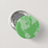 Green Earth Button (Voorkant /achterkant)