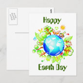 Green Earth Eco Friendly for Earth Day Briefkaart (Voorkant / Achterkant)