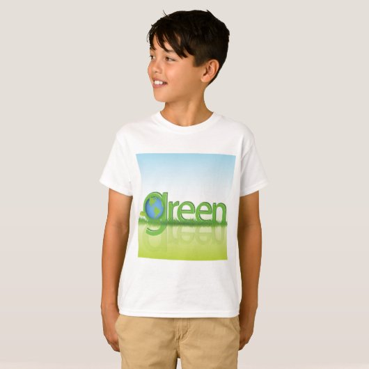 Green Earth World T-shirt (Voorkant volledig)