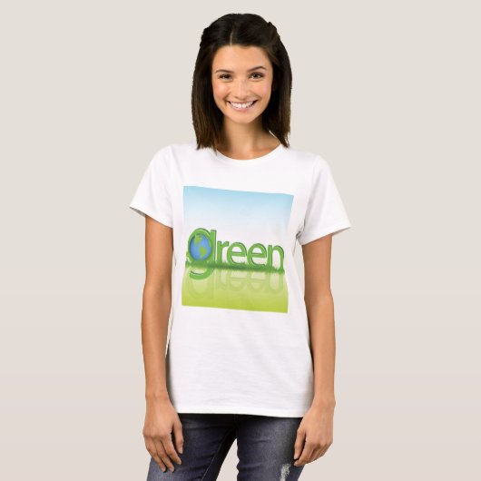 Green Earth World T-shirt (Voorkant volledig)