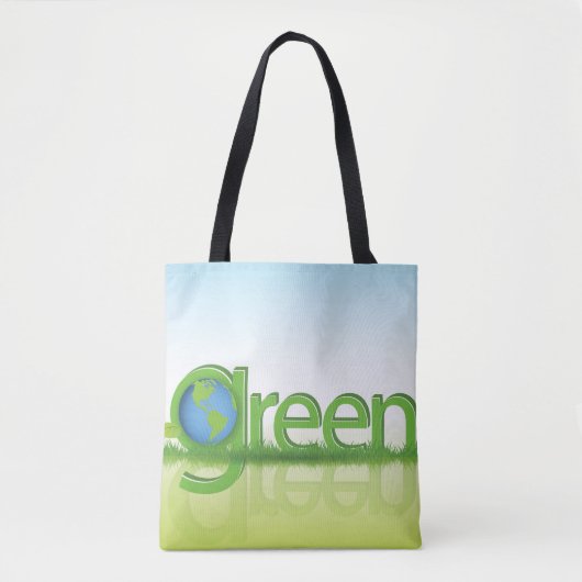 Green Earth World Tote Bag (Voorkant)