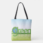 Green Earth World Tote Bag (Achterkant)