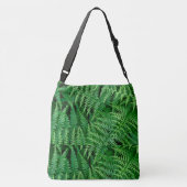 Green Earthy Fern Bag-A touch van Natuur: Crossbod Crossbody Tas (Achterkant)