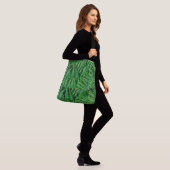 Green Earthy Fern Bag-A touch van Natuur: Crossbod Crossbody Tas (Op model)