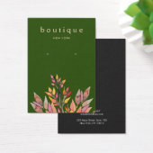 Green Earthy Jewelry Waring Display Card Visitekaartje (Bureau)