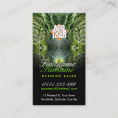 Green Eco Fantasy Art Visitekaartjes (Voorkant)