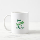GREEN een kans geven Koffiemok (Links)