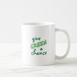 GREEN een kans geven Koffiemok