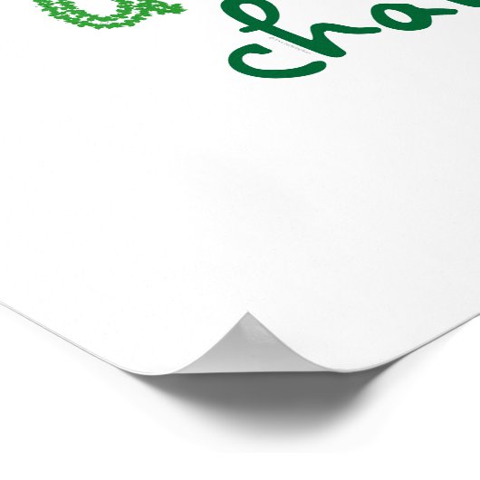 GREEN een kans geven Poster (Hoek)