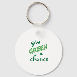 GREEN een kans geven Sleutelhanger