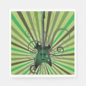 Green Electric Guitar Servet (Voorkant)