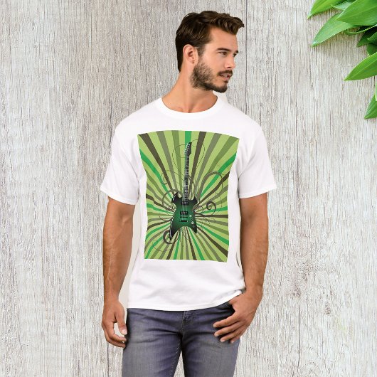 Green Electric Guitar T-shirt