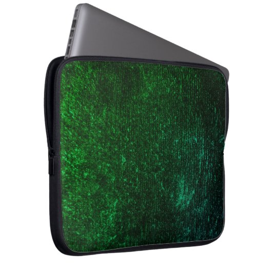 Green Electronics Bag Laptop Sleeve (Voorkant Rechts)