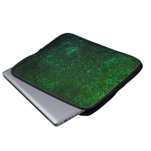 Green Electronics Bag Laptop Sleeve (Voorkant onderkant)