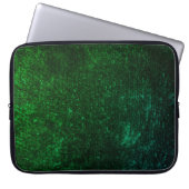 Green Electronics Bag Laptop Sleeve (Voorkant)