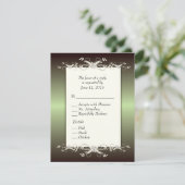 Green Elegance RSVP w Entree Choice (Staand voorkant)