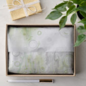 Green Elegant Abstract Decoupage Tissue Paper Tissuepapier (Geschenk)