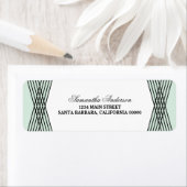Green Elegant Deco Adresetiketten Etiket (Insitu)