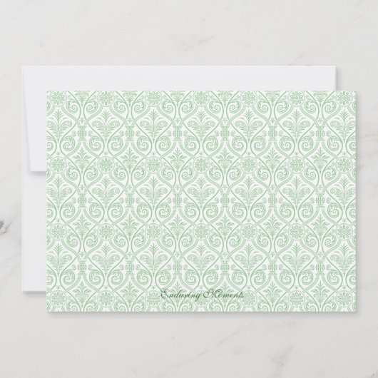 Green Elegant Easter Brunch Uitnodiging (Achterkant)