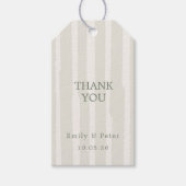 Green Elegant Thank You Cadeaulabel (Voorkant)