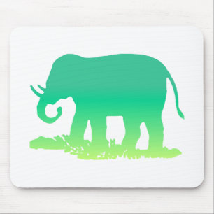 Green Elephant Muismat