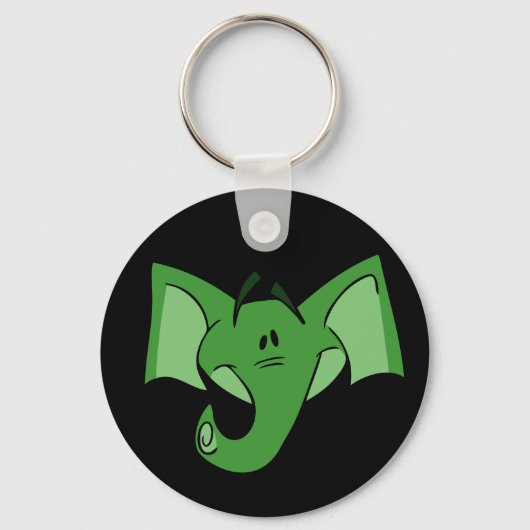 Green Elephant Sleutelhanger (Voorkant)
