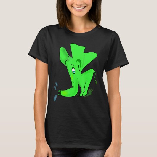Green Elephant T-shirt (Voorkant)