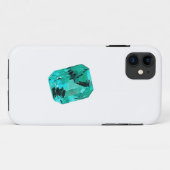 Green Emerald Gemstone Case-Mate iPhone Case (Achterkant (horizontaal))