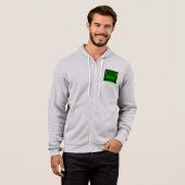 Green Emerald Gemstone Hoodie (Voorkant volledig)