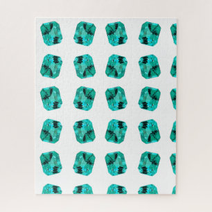 Green Emerald Gemstone Legpuzzel