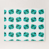 Green Emerald Gemstone Legpuzzel (Horizontaal)