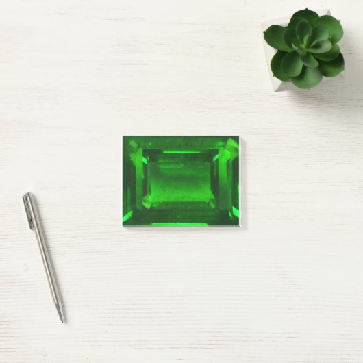 Green Emerald Gemstone Post-it® Notes (Kantoor)