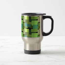 Green Emerald Limoen Jade Modern Abstract Reisbeker