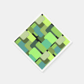 Green Emerald Limoen Jade Modern Abstract Servetten (Hoek)