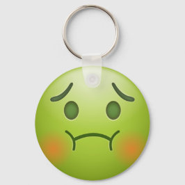 Green emoji sleutelhanger