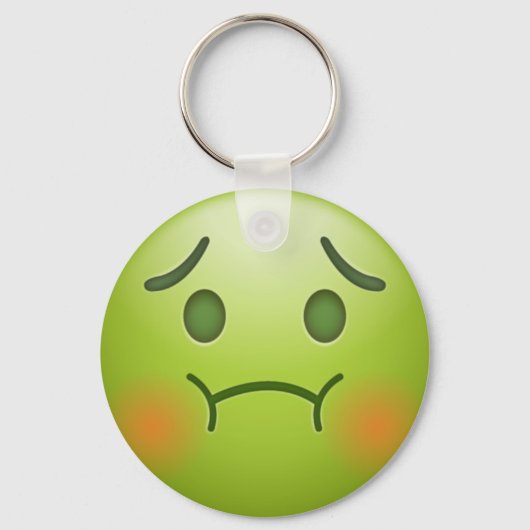 Green emoji sleutelhanger (Voorkant)