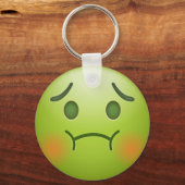 Green emoji sleutelhanger (Voorkant)