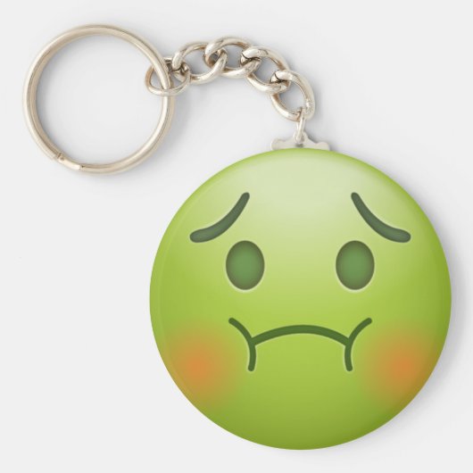 Green emoji sleutelhanger (Voorkant)