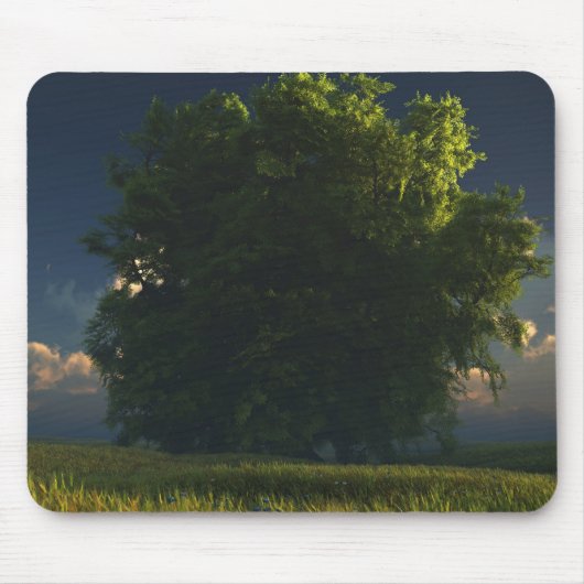 Green en Gold Mousepad Muismat (Voorkant)