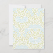 Green en Mint Floral Damask Pattern (Achterkant)