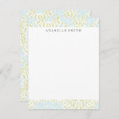 Green en Mint Floral Damask Pattern (Voorkant / Achterkant)