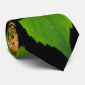 Green en Pink Peony Stropdas (Opgerold)