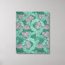 Green en Red Wreath Pattern (door William Morris)