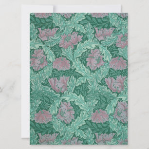Green en Red Wreath Pattern (door William Morris) Kaart