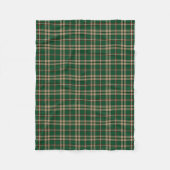 Green en Tan Plaid O'Neill Tartan Fleece Deken (Voorkant)